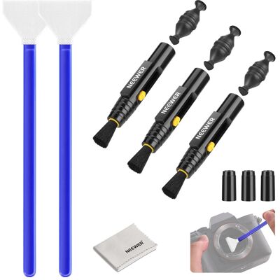 Neewer - 6-in-1 Camera Cleaning Kit, Sensor Swabs & Brush Pens, HM-48 Neewer - 6-in-1 Camera Cleaning Kit, Sensor Swabs & Brush Pens, HM-48