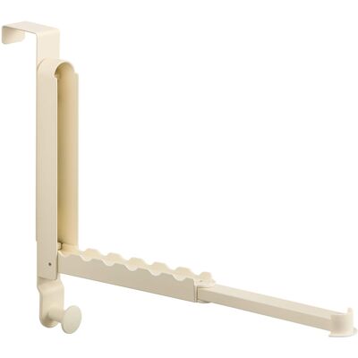 Sorbus - Over Door Hanger, Foldable, Heavy-Duty, Space Saving Organizer Drying Rack (6 Anti-Slip Hooks Extended Towel Rod) - White Sorbus - Over Door Hanger, Foldable, Heavy-Duty, Space Saving Organizer Drying Rack (6 Anti-Slip Hooks Extended Towel Rod) - White