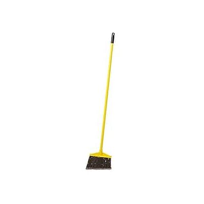 RubberMaid - 10.5" Polypropylene Bristle Flagged Angled Broom - Yellow/Gray RubberMaid - 10.5" Polypropylene Bristle Flagged Angled Broom - Yellow/Gray