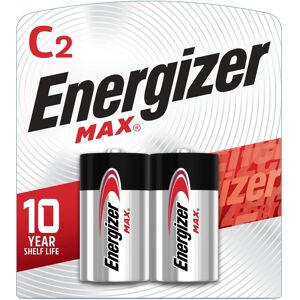 Energizer - MAX C Batteries (2 Pack), C Cell Alkaline Batteries Energizer - MAX C Batteries (2 Pack), C Cell Alkaline Batteries