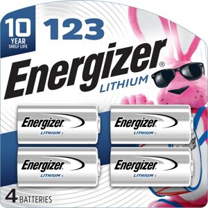 Energizer - 123 Lithium Batteries (4 Pack), 3V Photo Batteries Energizer - 123 Lithium Batteries (4 Pack), 3V Photo Batteries