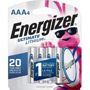 Energizer - Ultimate Lithium AAA Batteries (4-Pack) Energizer - Ultimate Lithium AAA Batteries (4-Pack)