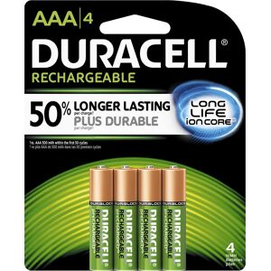 Duracell - Rechargeable AAA Batteries (4-Pack) Duracell - Rechargeable AAA Batteries (4-Pack)
