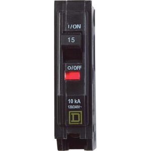 Schneider Electric - Square D QO 15 amps Plug In Single Pole Miniature Circuit Breaker Schneider Electric - Square D QO 15 amps Plug In Single Pole Miniature Circuit Breaker