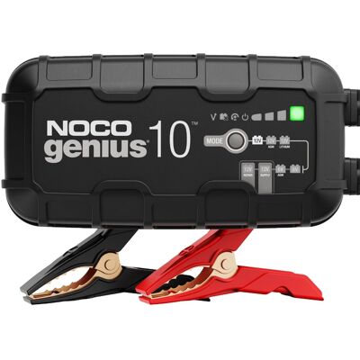 NOCO - GENIUS10: 10A Smart Battery Charger – 6V/12V – Automatic Maintainer & Trickle Charger – For Lead-Acid & Lithium NOCO - GENIUS10: 10A Smart Battery Charger – 6V/12V – Automatic Maintainer & Trickle Charger – For Lead-Acid & Lithium