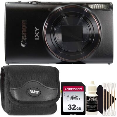 Canon - Powershot IXY 650 - 20.2MP Digital Camera (Black) Starter Kit Canon - Powershot IXY 650 - 20.2MP Digital Camera (Black) Starter Kit