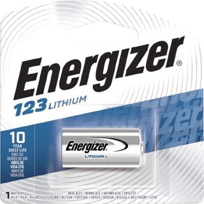 Energizer - 123 Lithium Batteries (1 Pack), 3V Photo Batteries Energizer - 123 Lithium Batteries (1 Pack), 3V Photo Batteries
