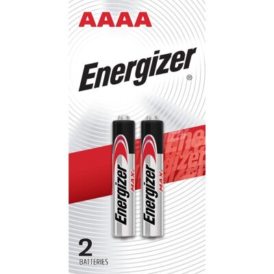Energizer - AAAA Batteries (2 Pack), Miniature Quadruple A Batteries Energizer - AAAA Batteries (2 Pack), Miniature Quadruple A Batteries