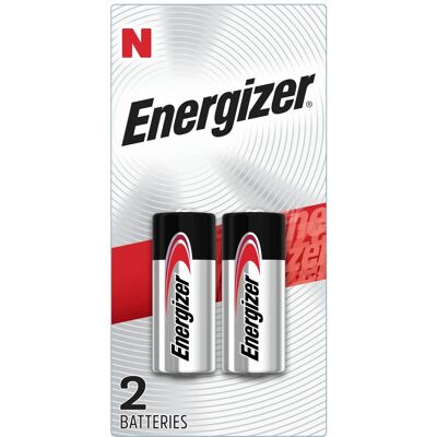 Energizer - N Batteries (2 Pack), 1.5V Alkaline Small Batteries Energizer - N Batteries (2 Pack), 1.5V Alkaline Small Batteries