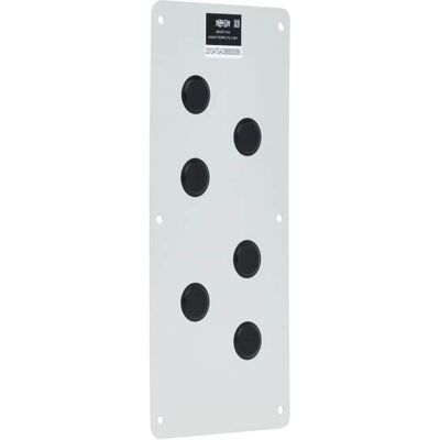 Eaton Tripp Lite Series SmartRack Cable Gland Plate for NEMA-Rated Enclosure Cabinets, 6 Ports (0.5 in.) - Cable Gland - Unknown Eaton Tripp Lite Series SmartRack Cable Gland Plate for NEMA-Rated Enclosure Cabinets, 6 Ports (0.5 in.) - Cable Gland - Unknown