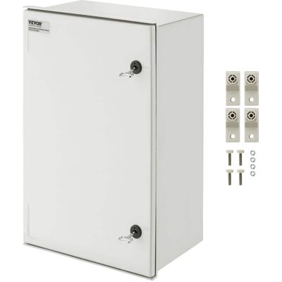VEVOR - NEMA Steel Enclosure, 24 x 16 x 9 in, NEMA 4X Fiberglass Electrical Box, IP66 Waterproof & Dustproof, Outdoor/Indoor - Gray VEVOR - NEMA Steel Enclosure, 24 x 16 x 9 in, NEMA 4X Fiberglass Electrical Box, IP66 Waterproof & Dustproof, Outdoor/Indoor - Gray
