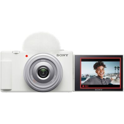 Sony - ZV-1F Compact Digital Camera - White Sony - ZV-1F Compact Digital Camera - White