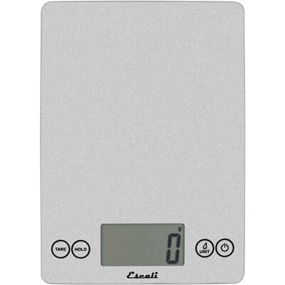 Escali - Arti Glass Digital Scale - Shiny Silver Escali - Arti Glass Digital Scale - Shiny Silver