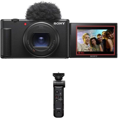 Bundle - Sony - ZV-1 II Digital Camera with Vlogger Accessory Kit - Black Bundle - Sony - ZV-1 II Digital Camera with Vlogger Accessory Kit - Black