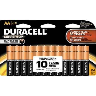 Duracell - Coppertop AA Batteries (24-Pack) Duracell - Coppertop AA Batteries (24-Pack)