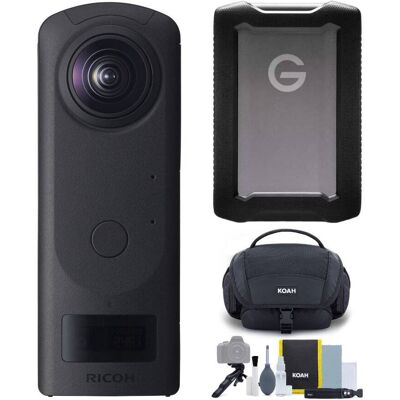 Ricoh - THETA Z1 360 Camera with 5 TB Portable Hard Drive and Accessory Kit Ricoh - THETA Z1 360 Camera with 5 TB Portable Hard Drive and Accessory Kit