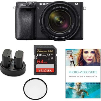 Sony - Alpha a6400 Essentials Bundle Sony - Alpha a6400 Essentials Bundle