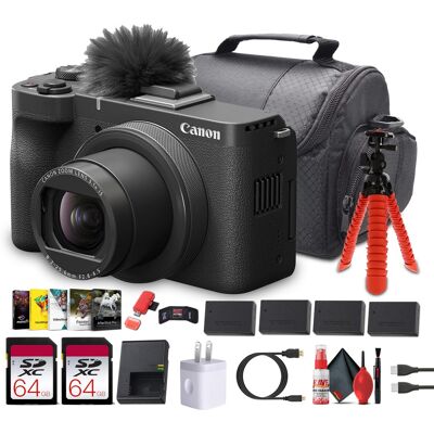 Bundle - Canon - PowerShot V1 4K Camera 1-Inch Sensor, Flip Screen, Face Tracking - Bundle - Canon - PowerShot V1 4K Camera 1-Inch Sensor, Flip Screen, Face Tracking -
