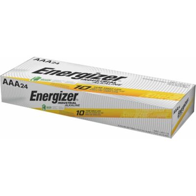 Energizer - Industrial Alkaline AAA Battery Boxes of 24 For Multipurpose AAA 1.5 V DC 24/Box 6 / Carton Energizer - Industrial Alkaline AAA Battery Boxes of 24 For Multipurpose AAA 1.5 V DC 24/Box 6 / Carton