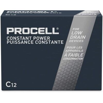 Duracell - PC1400 Professional Alkaline C Batteries (12/Box) Duracell - PC1400 Professional Alkaline C Batteries (12/Box)