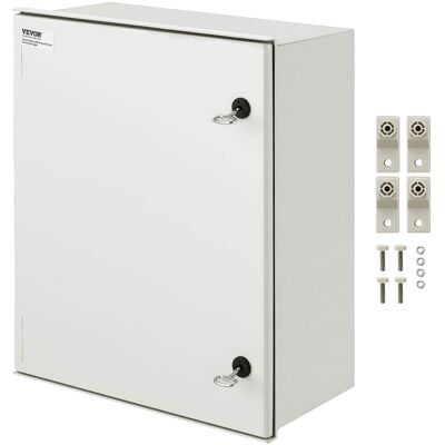 VEVOR - NEMA Steel Case, 24 x 20 x 9 in, NEMA 4X Fiberglass Electric Enclosure, IP66 Water & Dust Resistant,Suitable for Outdoor - Gray VEVOR - NEMA Steel Case, 24 x 20 x 9 in, NEMA 4X Fiberglass Electric Enclosure, IP66 Water & Dust Resistant,Suitable for Outdoor - Gray
