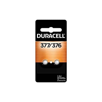 Duracell - 377 Oxide Battery, 2/Pack Duracell - 377 Oxide Battery, 2/Pack