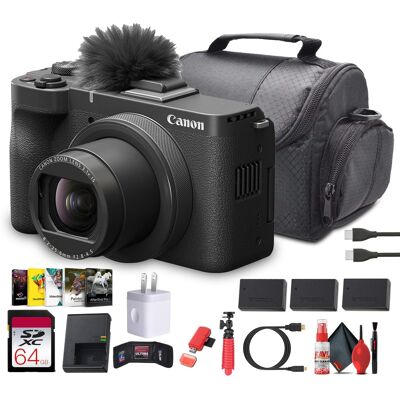 Bundle - Canon - PowerShot V1 4K Camera 1-Inch Sensor, Flip Screen, Face Tracking - Bundle - Canon - PowerShot V1 4K Camera 1-Inch Sensor, Flip Screen, Face Tracking -