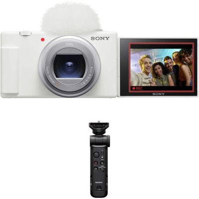 Bundle - Sony - ZV-1 II Digital Camera with Vlogger Accessory Kit - White Bundle - Sony - ZV-1 II Digital Camera with Vlogger Accessory Kit - White