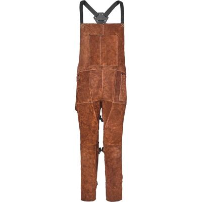 VEVOR - Leather Welding Apron Split Leg, Heavy Duty Cowhide Flame Resistant Welding Pants for Men Women, Heat-Resistant Safety - Brown VEVOR - Leather Welding Apron Split Leg, Heavy Duty Cowhide Flame Resistant Welding Pants for Men Women, Heat-Resistant Safety - Brown
