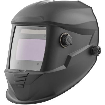 VEVOR - Welding Helmet Auto Darkening, 3.94" x 2.34" True Color Welding Hood, Solar-Powered Welder Mask with 4 Arc Sensors - Black VEVOR - Welding Helmet Auto Darkening, 3.94" x 2.34" True Color Welding Hood, Solar-Powered Welder Mask with 4 Arc Sensors - Black