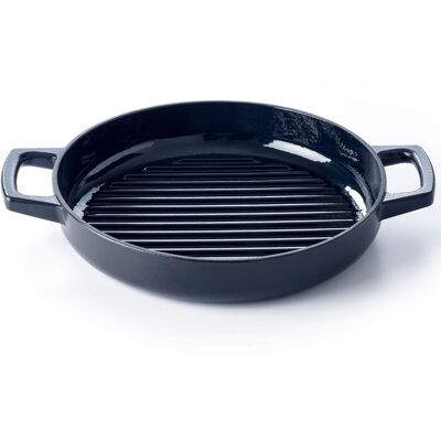 Alva - Nori Cast Iron Grill Pan, 11" - Black Alva - Nori Cast Iron Grill Pan, 11" - Black
