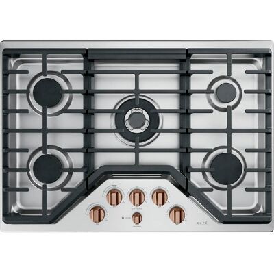 Knobs for Café Gas Cooktops - Brushed Copper Knobs for Café Gas Cooktops - Brushed Copper