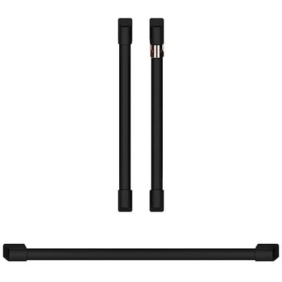 Handle and Knob Set for Café Wall Oven - Flat Black Handle and Knob Set for Café Wall Oven - Flat Black