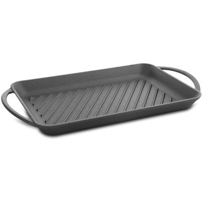 Gibson - General Store Addlestone 14.5 Inch Preseasoned Cast Iron Griddle - Gray Gibson - General Store Addlestone 14.5 Inch Preseasoned Cast Iron Griddle - Gray