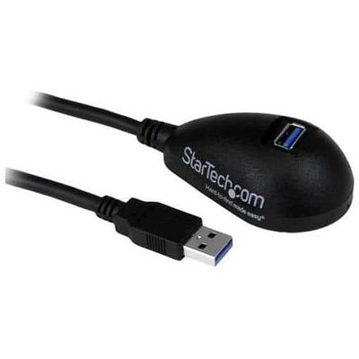 StarTech.com - 5 ft Black Desktop SuperSpeed USB 3.0 Extension Cable - A to A M/F StarTech.com - 5 ft Black Desktop SuperSpeed USB 3.0 Extension Cable - A to A M/F