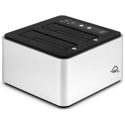 OWC - Drive Dock USB-C Dual Drive Bay Solution, USB 3.1 Gen 2, for Mac and PC - Silver / Black OWC - Drive Dock USB-C Dual Drive Bay Solution, USB 3.1 Gen 2, for Mac and PC - Silver / Black