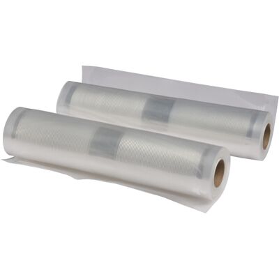 Nesco - Replacement Bag Rolls 2 pk 8" x 20" - Clear Nesco - Replacement Bag Rolls 2 pk 8" x 20" - Clear