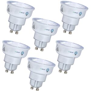 VIRIBRIGHT - 50-Watt EQ 4.2W MR16 GU10 Dimmable 400lm LED Reflector Light Bulb, 2700K (6-Pack) - White VIRIBRIGHT - 50-Watt EQ 4.2W MR16 GU10 Dimmable 400lm LED Reflector Light Bulb, 2700K (6-Pack) - White