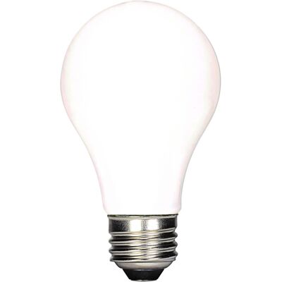 SATCO - A19 E26 (Medium) Filament LED Bulb Warm White 60 Watt Equivalence 4 pk SATCO - A19 E26 (Medium) Filament LED Bulb Warm White 60 Watt Equivalence 4 pk