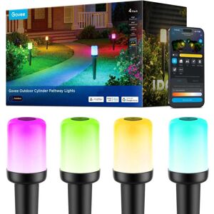 Govee - Outdoor Cylinder Pathway Lights 4pk Govee - Outdoor Cylinder Pathway Lights 4pk