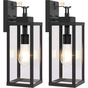 Nordic Hygge - 16” Upgraded Motion Sensor Outdoor Wall Lights, Dusk to Dawn Porch Lights Outdoor Wall Sconces, 3 Lighting Modes - Black Nordic Hygge - 16” Upgraded Motion Sensor Outdoor Wall Lights, Dusk to Dawn Porch Lights Outdoor Wall Sconces, 3 Lighting Modes - Black