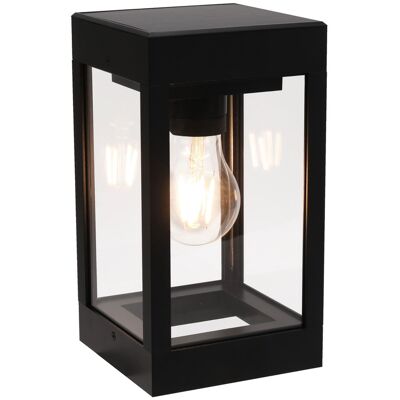 Techko Maid - Outdoor Solar Portable Path Light Coach Sconce - Black Techko Maid - Outdoor Solar Portable Path Light Coach Sconce - Black