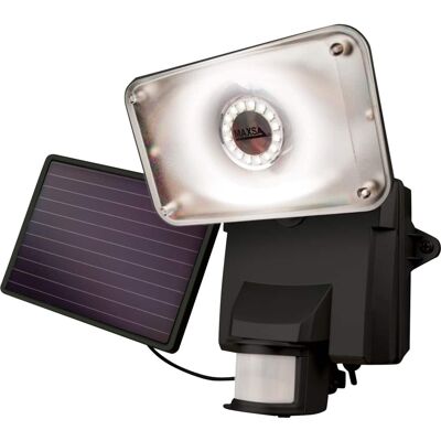 MAXSA Innovations - Solar LED Security Light - Black MAXSA Innovations - Solar LED Security Light - Black
