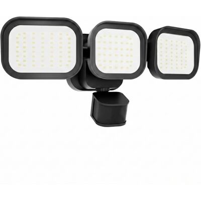 Dawnrise - 40 Watt equivalent 6500 Lumen 270 Degree Motion Sensing Dusk to Dawn Integrated LED Flood Light - Black Dawnrise - 40 Watt equivalent 6500 Lumen 270 Degree Motion Sensing Dusk to Dawn Integrated LED Flood Light - Black