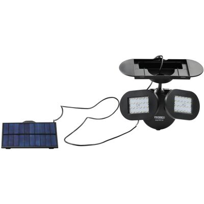 Techko Maid - Solar Security Light (Twin Spotlight) - Black Techko Maid - Solar Security Light (Twin Spotlight) - Black