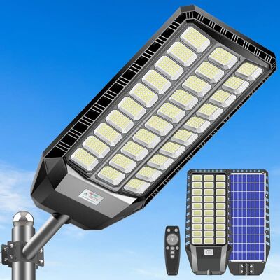 Adewalk - 9000W Solar Street Lights Outdoor Waterproof, Commercial Grade Dusk to Dawn Solar Flood Light Motion Sensor for Backyard - Black Adewalk - 9000W Solar Street Lights Outdoor Waterproof, Commercial Grade Dusk to Dawn Solar Flood Light Motion Sensor for Backyard - Black