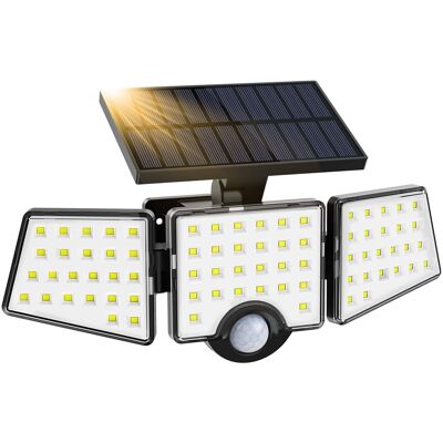 Lepro - 1000LM LED Solar Flood Lights, Motion Sensor, Waterproof Wireless Solar Outdoor Wall Lights for Yard Garage Pathway Lepro - 1000LM LED Solar Flood Lights, Motion Sensor, Waterproof Wireless Solar Outdoor Wall Lights for Yard Garage Pathway