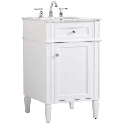Elegant Kitchen and Bath - 21 inch Single bathroom vanity in - White Elegant Kitchen and Bath - 21 inch Single bathroom vanity in - White
