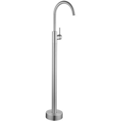 Boyel Living - Brushed Gold Bathtub Faucet 2-Function Brass Pressure Balance Valve 3-Function Hand Shower 1.5m SUS304 Hose - Brushed Nickel Boyel Living - Brushed Gold Bathtub Faucet 2-Function Brass Pressure Balance Valve 3-Function Hand Shower 1.5m SUS304 Hose - Brushed Nickel