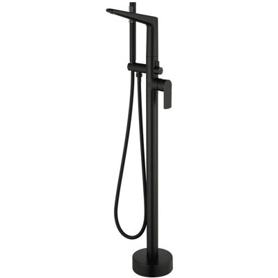 Boyel Living - Bathtub Faucet Cast Brass Single Handle Handheld Spray 60-Inch Steel Hose cUPC - Matte Black Boyel Living - Bathtub Faucet Cast Brass Single Handle Handheld Spray 60-Inch Steel Hose cUPC - Matte Black